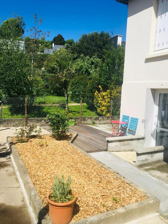 Logement Independant,Calme A 2 Pas Du Centre Ville Lannion Kültér fotó